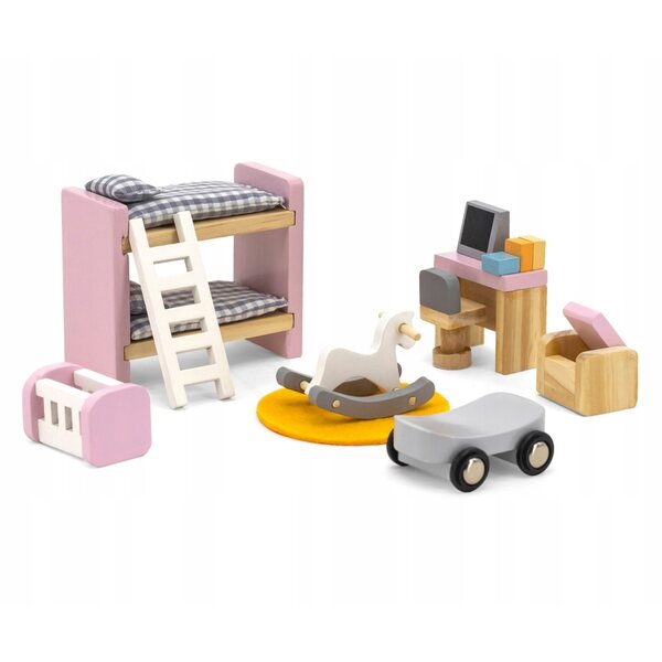 Viga PolarB Miniatur-Möbelset für Kinderzimmer aus sicherem Holz
