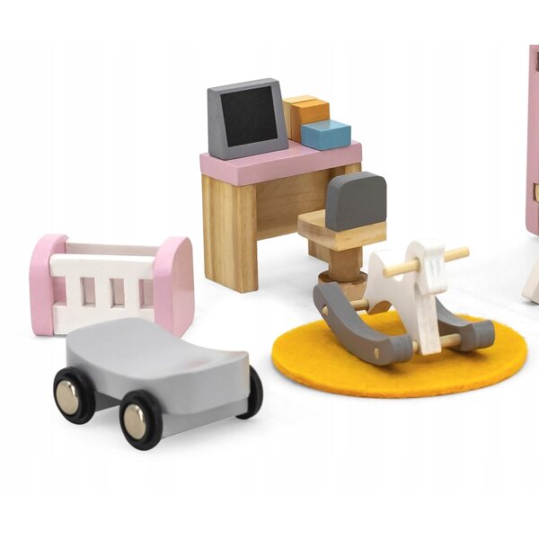 Viga PolarB Miniatur-Möbelset für Kinderzimmer aus sicherem Holz