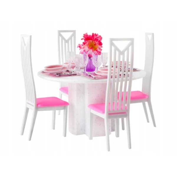 38-teiliges Puppenmöbelset für Kinder ab 3 Jahren