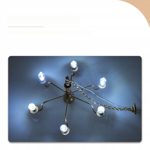 Lampada Miniatura LED da Soffitto per Mini Casa e Decorazioni Realistiche