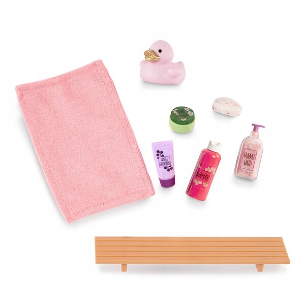Our Generation Bubbly Bathtime: vasca per bambole con accessori e suoni acqua