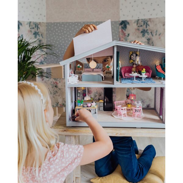 Set accessori cucina realistici per casa delle bambole Lundby 1:18