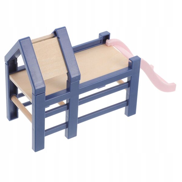 Miniatura Scivolo in Legno per Bambole con Accessori Colorati, Sicuro e Educativo