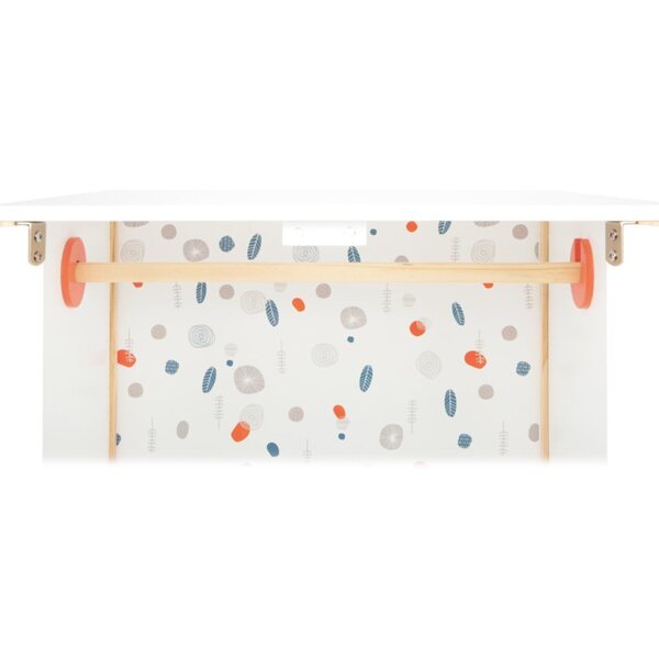 Small Foot armadio in legno bianco per vestiti delle bambole design scandinavo