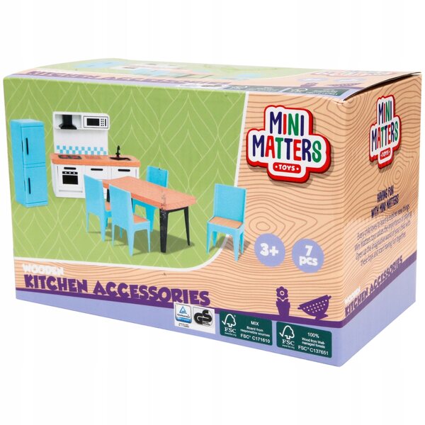 Holzmöbel für das Puppenhaus-Schlafzimmerset von Mini Matters