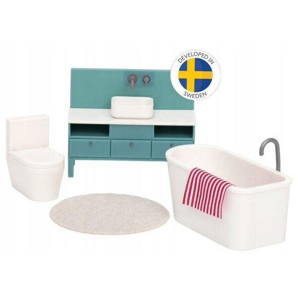 Lundby Puppenhaus-Badezimmermöbel-Set – realistische und kreative Details