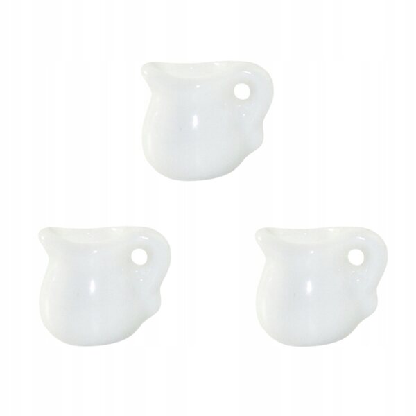 Set 3 Mini Contenitori in Ceramica per Decorazioni Domestiche e Scenografie