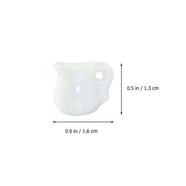 Set 3 Mini Contenitori in Ceramica per Decorazioni Domestiche e Scenografie