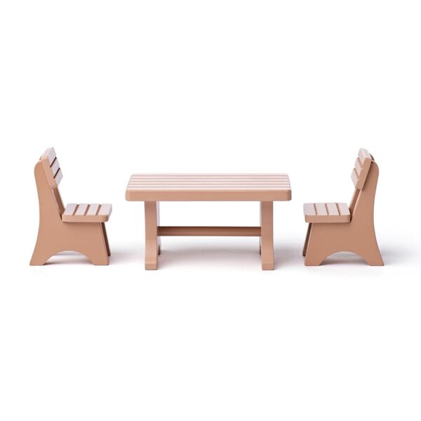 Maison de poupée Woody Malibu, 120 cm, en bois, rose, avec ascenseur, 3 étages