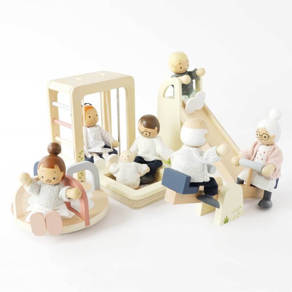 Holzspielset für Le Toy Van-Puppen – 5-teiliges Set für Kinder ab 3 Jahren