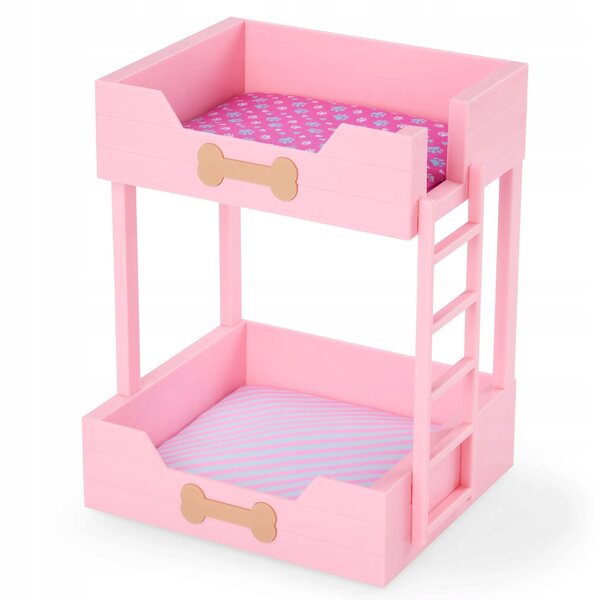 Etagenbett „Our Generation“ mit Welpen und Zubehör für 46-cm-Puppen