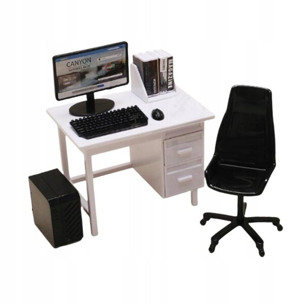 Set Miniature Bianco - Accessori e Mobili per Casa delle Bambole