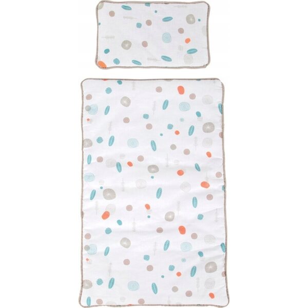 Letto in legno Little Button Small Foot per bambole fino a 46 cm con biancheria
