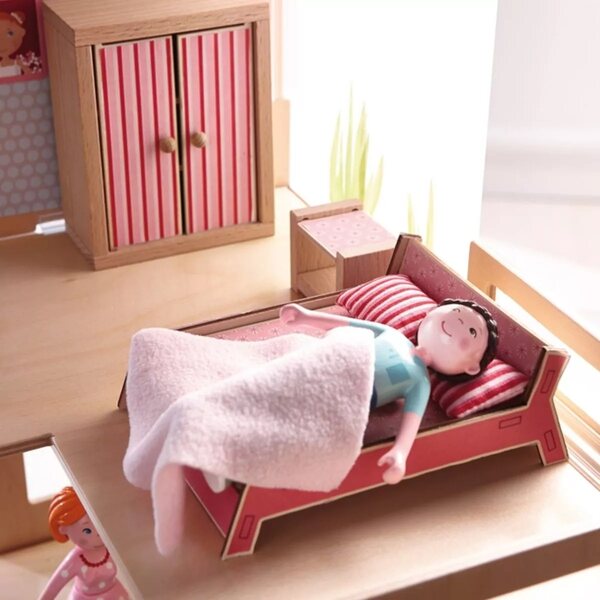 Комплект мебели за дървена спалня за кукли Haba Little Friends от 3 години