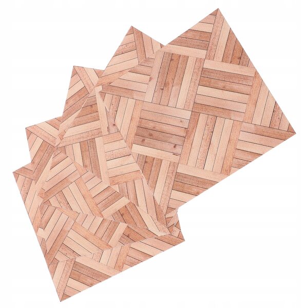Pannelli in Carta adesiva per Pavimento Casa delle Bambole Effetto Legno 5 pezzi