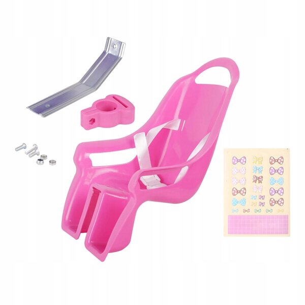 Fotelik per bambole da bici per bambine con luci LED e suoni, in plastica
