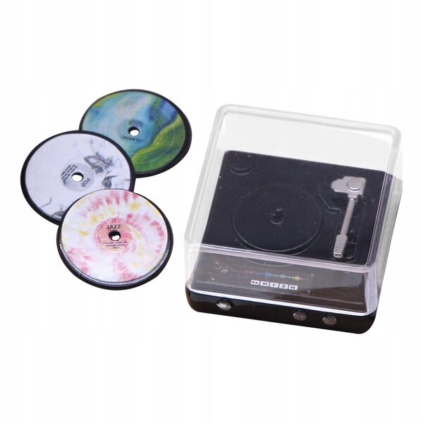 Mini lettore CD in miniatura per casa delle bambole scala 1:6 e 1:12