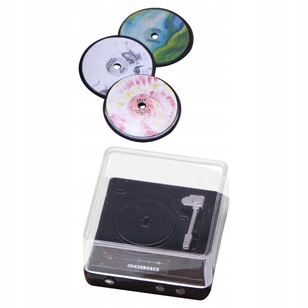 Mini lettore CD in miniatura per casa delle bambole scala 1:6 e 1:12