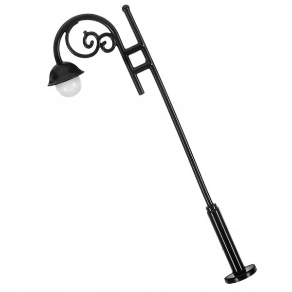 Mini lampione decorativo in metallo per giardino e case delle bambole