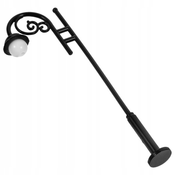 Mini lampione decorativo in metallo per giardino e case delle bambole
