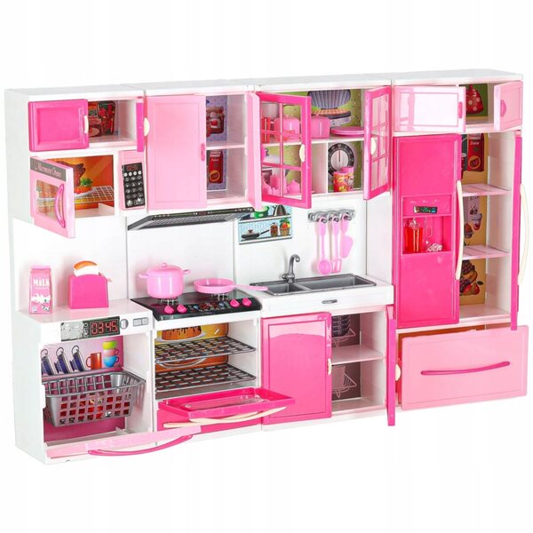 Küchenmöbel-Set für Puppenhaus mit Lichtern und Geräuschen 48 cm Artemis
