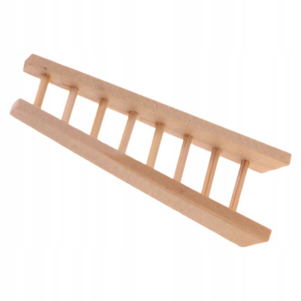 Mini Drabina in Legno per Casa delle Bambole - Accessorio Decorativo Realistico