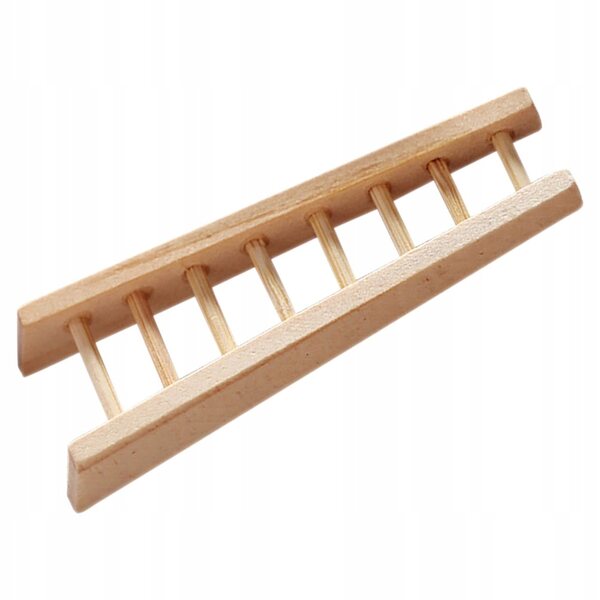 Mini Drabina in Legno per Casa delle Bambole - Accessorio Decorativo Realistico