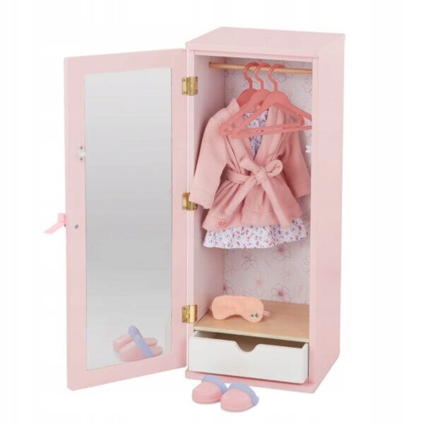 Our Generation Fashion Closet – Eleganter Holzschrank für 46 cm große Puppen