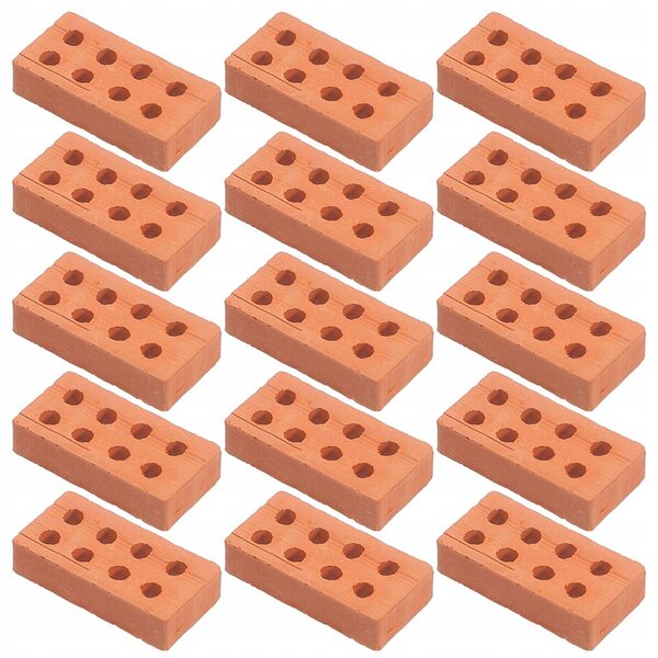 Mini blocchi da costruzione, mattoncini in ceramica per decorazioni e modelli, 100 pezzi