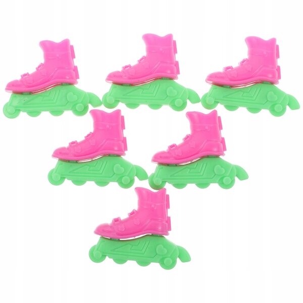 10 Paar bunte Mini-Puppenschlittschuhe – realistisches und leichtes Zubehör