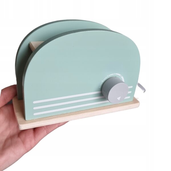 Holzküchenset für Kinder mit Toaster, lehrreichem und sicherem Spiel