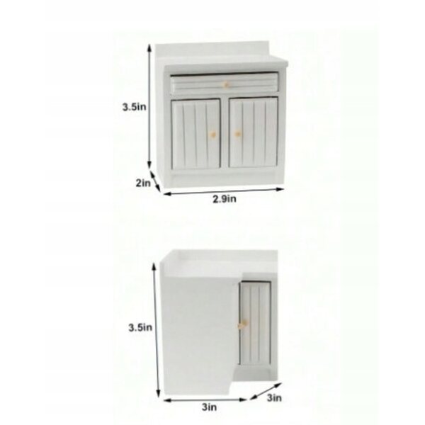 Set mobili angolari SHEIN in legno con cassetto - design funzionale e solido
