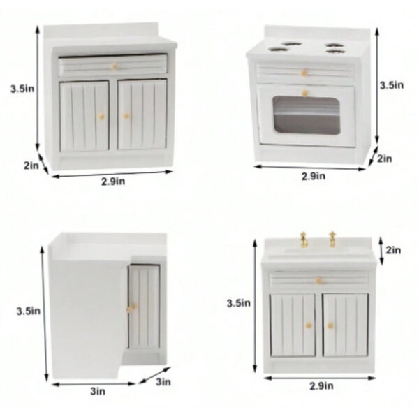 Set mobili angolari SHEIN in legno con cassetto - design funzionale e solido