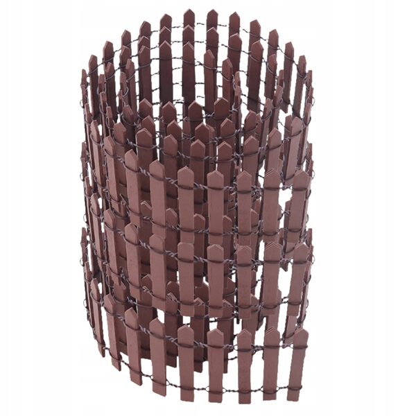 Mini-Holzzäune für Gartendekorationen und Puppenhäuser – Set mit 3 Teilen