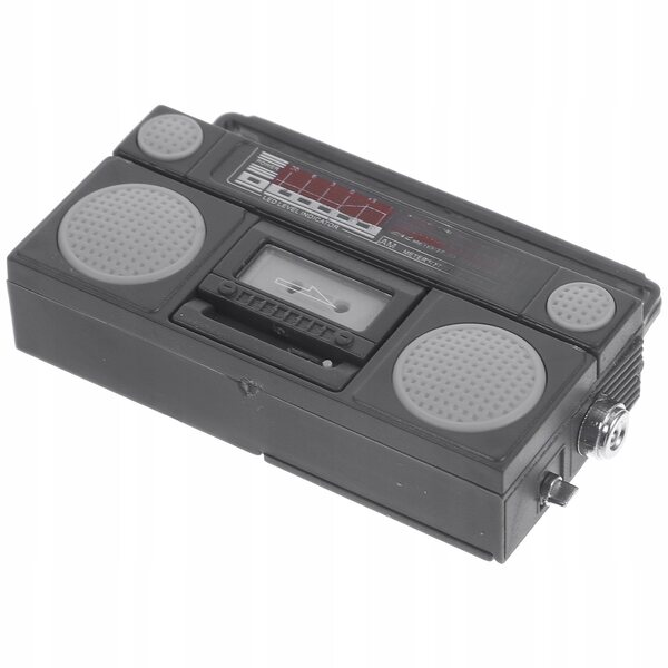 Dekoratives Mini-Radio aus Kunststoff für Puppenhaus und kreatives Spielen