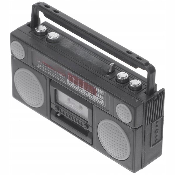 Dekoratives Mini-Radio aus Kunststoff für Puppenhaus und kreatives Spielen