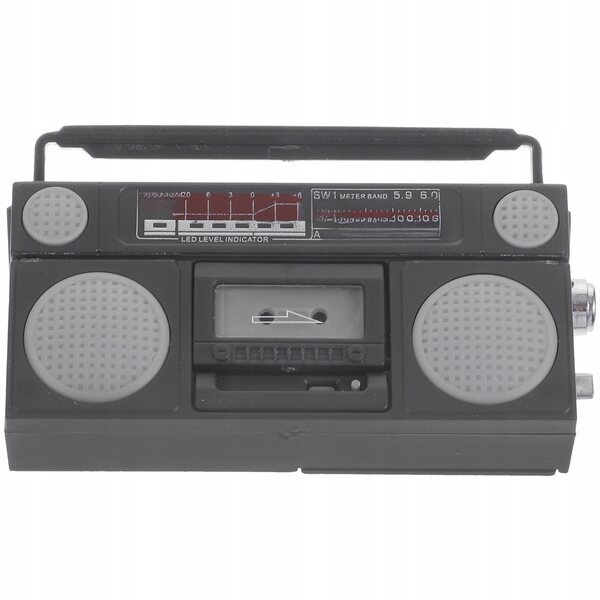 Dekoratives Mini-Radio aus Kunststoff für Puppenhaus und kreatives Spielen