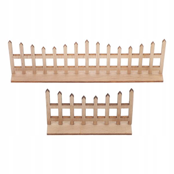 Mini recinto ornamentale in legno di pino beige per decorazioni da giardino