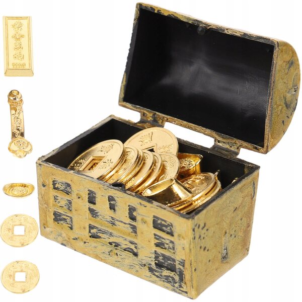 Dekorative Miniaturen Goldbarren 30 Stück kreative und realistische Accessoires
