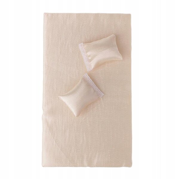 Miniatura Letto Doppio Bianco 1:6 per Bambole Blythe, Licca, Pullip