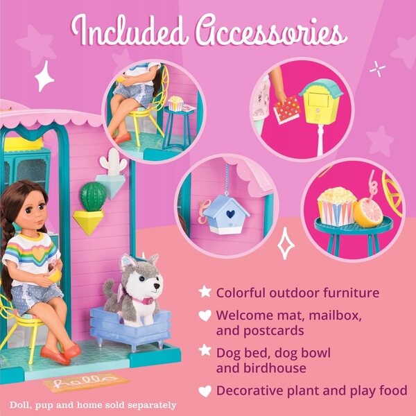 Glitter Girls Glitzer-Möbelset für 35-cm-Puppenhaus