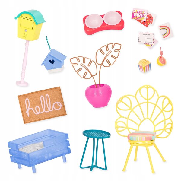 Glitter Girls Glitzer-Möbelset für 35-cm-Puppenhaus