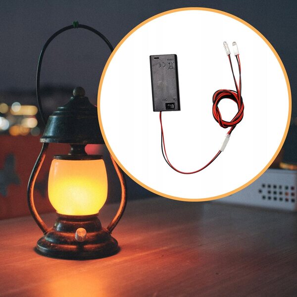 Handgefertigtes warmes Licht 3V LED Puppenhaus-Beleuchtungsset