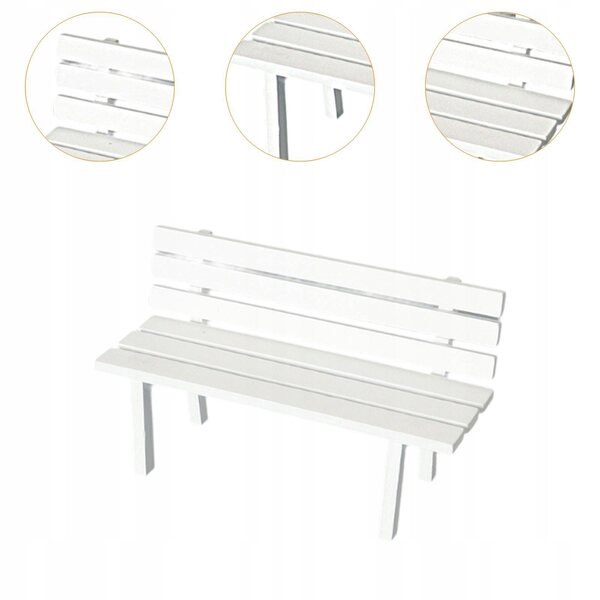 Miniaturowo houten decoratieve klapfauteuil voor realistische scenario's