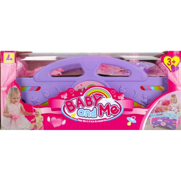 Mega kreatives Puppenbett mit Zubehör, Lernspiel für Kinder ab 3 Jahren
