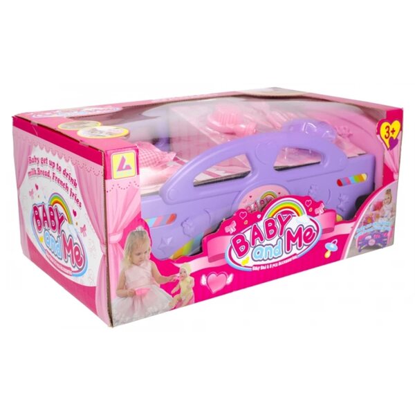 Mega kreatives Puppenbett mit Zubehör, Lernspiel für Kinder ab 3 Jahren