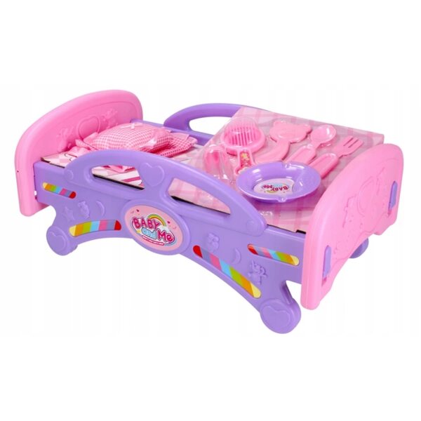 Mega kreatives Puppenbett mit Zubehör, Lernspiel für Kinder ab 3 Jahren