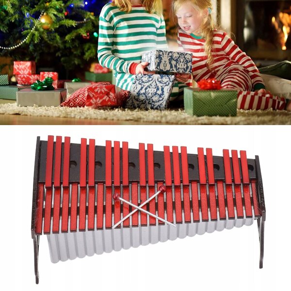 Mini Marimba in Legno per Casa delle Bambole - Strumento Musicale Realistico