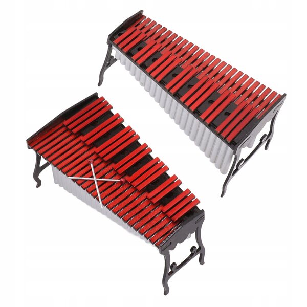 Mini Marimba in Legno per Casa delle Bambole - Strumento Musicale Realistico