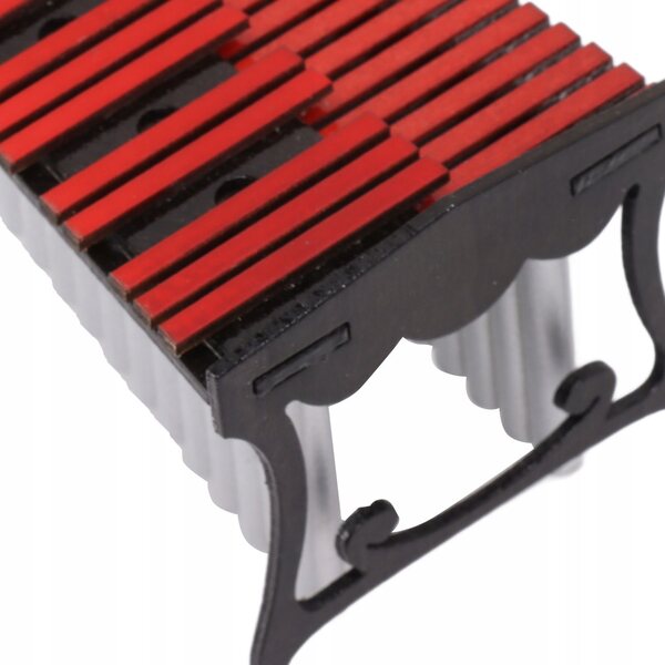 Mini Marimba in Legno per Casa delle Bambole - Strumento Musicale Realistico